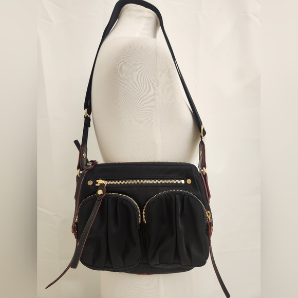 MZ Wallace Handbags - MZ Wallace - Elegant Black Shoulder Bag/Crossbody Bag with Wallet